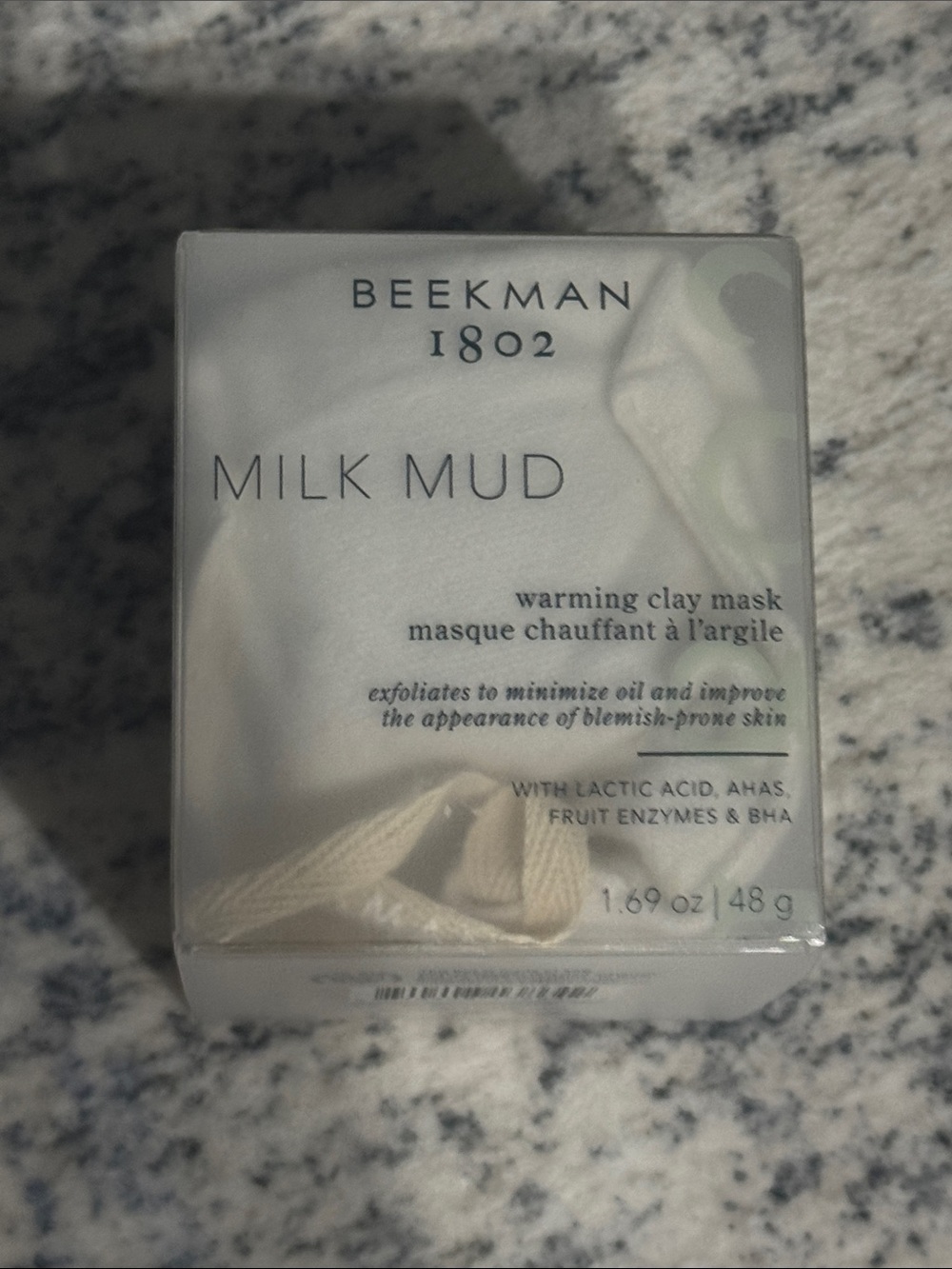 Beekman 1802 Milk Mud Warming Clay Mask - White